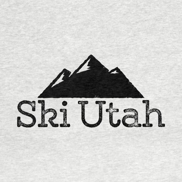 Ski Utah Vintage T-Shirt Design by HolidayShirts